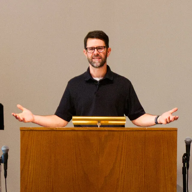 Pastor Dave Hammond preaching